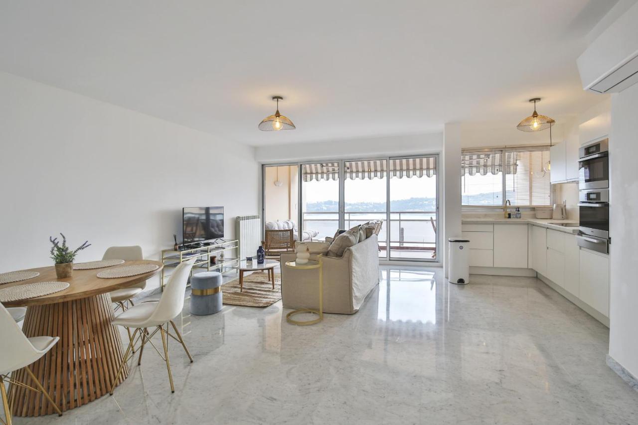 Sublime Appartement Vue Mer. Parking/Piscine/Clim Villefranche-sur-Mer Dış mekan fotoğraf