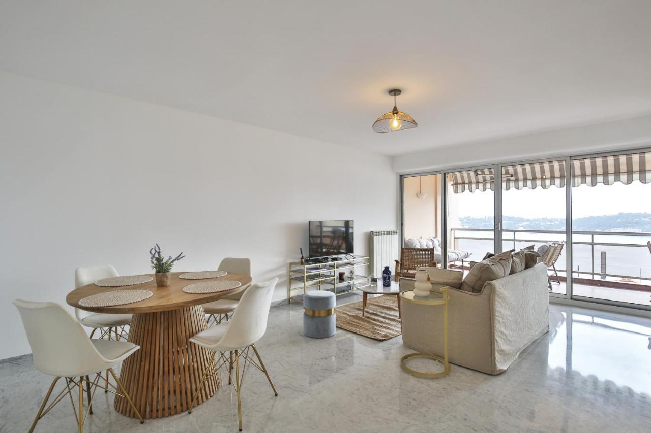 Sublime Appartement Vue Mer. Parking/Piscine/Clim Villefranche-sur-Mer Dış mekan fotoğraf