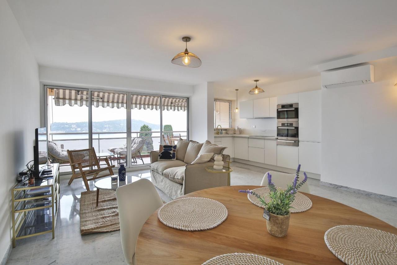Sublime Appartement Vue Mer. Parking/Piscine/Clim Villefranche-sur-Mer Dış mekan fotoğraf