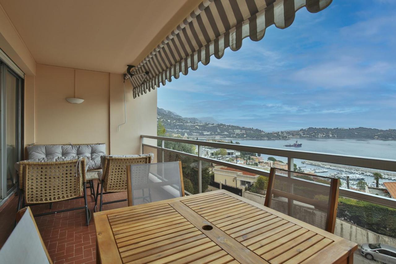 Sublime Appartement Vue Mer. Parking/Piscine/Clim Villefranche-sur-Mer Dış mekan fotoğraf