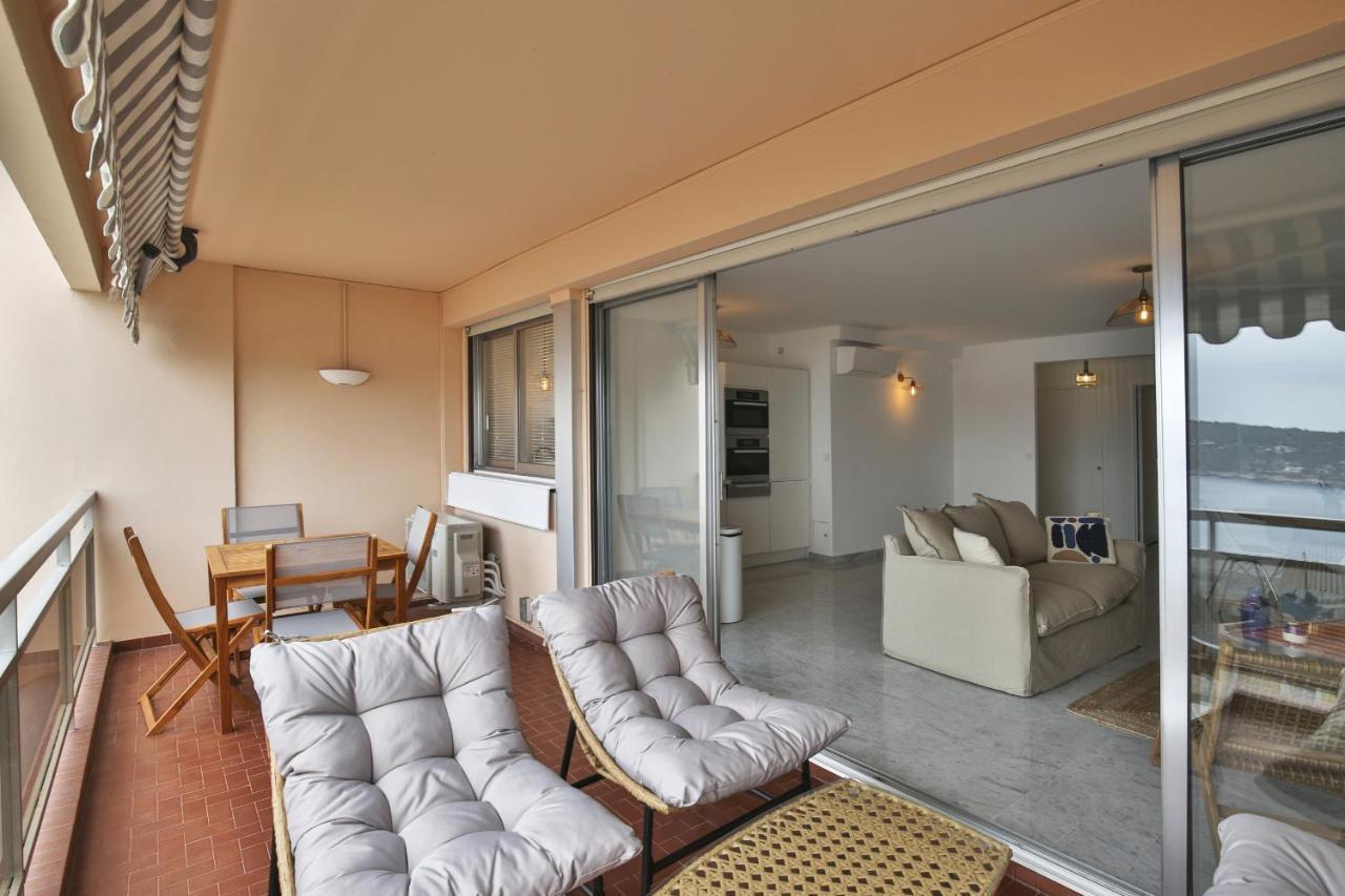 Sublime Appartement Vue Mer. Parking/Piscine/Clim Villefranche-sur-Mer Dış mekan fotoğraf